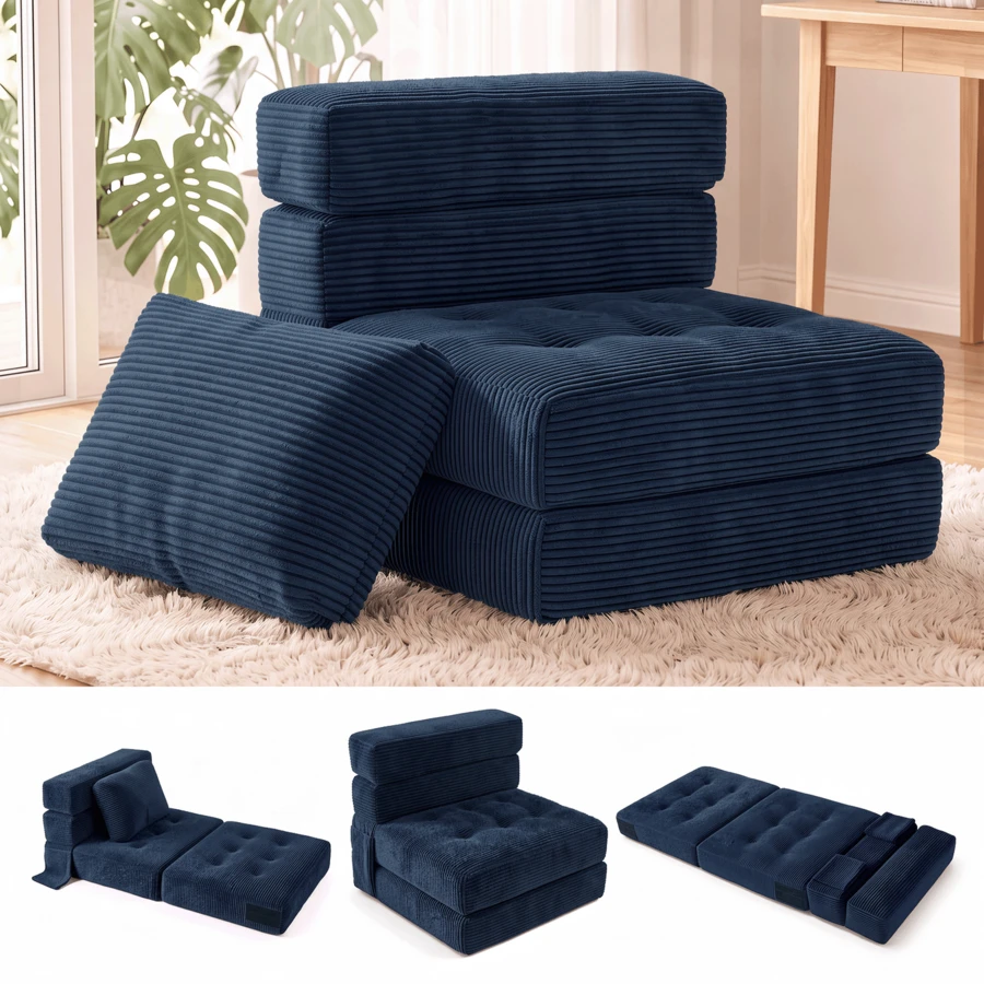 Futon - Blu - Visualizzare 1