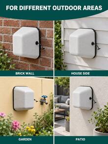 Outdoor Faucet Cover, Suitable For Winter Frost Protection, /EU Outlet Threaded Cover, Easy Install Foam Faucet Cover, Suitable For Outdoor Water Use, Low Maintenance Winterization (Residential/Commercial) - A - View 11