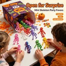 Figur Kerangka Mini Cetak 3D dengan Sendi yang Dapat Digerakkan Sepenuhnya, Ornamen Lelucon Kreatif, Dekorasi Meja Halloween - MultiWarna - View 6