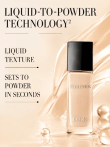 Dior Forever Foundation (Matte Finish) #0N, ukuran penuh 30ml/sampel 5ml/ukuran mini 2.7ml, foundation dengan coverage tahan lama, menyamarkan pori-pori dan mengontrol minyak, cocok untuk jenis kulit berminyak dan normal. - Dior Matte Foundation #ON - View 10