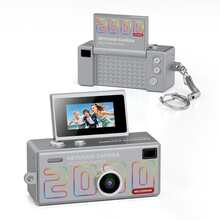 Kamera Mini dengan Layar Lipat Definisi Tinggi, Kamera dengan Kartu SD 32GB, Perekaman HD 1080p, Layar Lipat 0,97 Inci, Perekaman Suara, Pencahayaan Tambahan, 21 Filter, Desain yang Dapat Dipakai. Hadiah Paling Cocok untuk Diberikan Sebagai Kado. - View 16