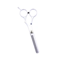 1pc Professional Hair Cutting Scissors, Hair Trimming Scissors, Hairdressing Tool For Salon And Home Use, Cutting Rate 10%-45% - Silver - View 7