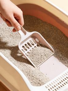 1 cái xẻng xúc cát mèo bằng nhựa bền, dễ vệ sinh, tiện lợi để dọn cát mèo, phù hợp cho cát mèo mịn - Nhiều màu - Xem 5
