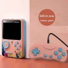 Classic 500-In-1 Retro Color Portable Handheld Game Console, Equipped With 1020mAh Battery - View 2