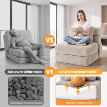 Futon - Cammello - Visualizzare 6