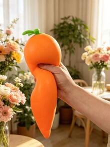 30cm Creative Hot-Selling Extra Large Carrot Squeeze Toy, Realistic Fruit Squishy Soft Rubber Stress Relief Toy, Wholesale - Multicolor - View 3