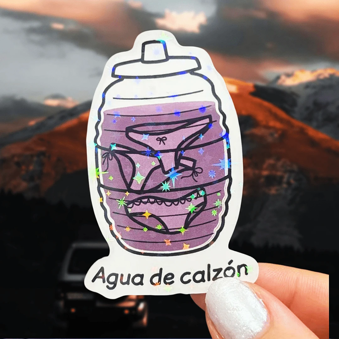 Purple Underwear Water, Funny And Humorous, Very Down-To-Earth Sarcastic Vinyl Sticker - Durable Smooth Surface, Self-Adhesive Bumper Sticker, Suitable For Cars, Windows, Laptops, Trucks, Water Bottles - Multi-Functional Durable Design, Car Sticker - Vinyl - View 1
