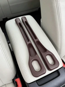 2/1pc Double Slot Car Seat Gap Storage Box, Prevents Items From Falling, Can Store Keys, Phone, Cards And Coins, Reduces Friction Noise, Multi-Functional Neutral Style, Suitable For Space Between Seat And Center Console Armrest - Multicolor - View 13