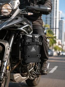 Motorcycle Crash Bar Side Bag, Waterproof Large Capacity PVC Roll-Top Side Storage Bag, Universal Engine Guard Side Bag, With Quick-Release Buckle Strap, Adventure Touring Off-Road Riding Tool Luggage Bag, Motorcycle Side Bag, Motorcycle Accessories - A - View 5