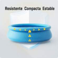**Alberca Inflable Familiar de PVC Multicapa, Resistente y Estable, Piscina Portátil para Niños y Adultos, Ideal para Jardín, Patio y Verano** - C - Ver 4