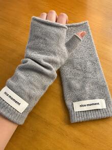 Women's Fingerless Gloves, Thick Warm Wrist Guards, Soft Elastic Fabric, Suitable For Driving, Office And Outdoor Activities, Ideal Gift For Autumn/Winter, Portable Warmth Essential - Multicolor - View 16