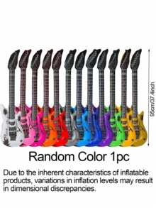 1/4 buah Perlengkapan Pesta Rock Tiup, Set Alat Musik Tiup (Gitar, Saksofon, Keyboard, Mikrofon), Perlengkapan Tiup Besar Era 80-an dan 90-an, Cocok untuk Dekorasi Pesta Era 80-an dan 90-an, Tema Hip Hop, Perlengkapan Pesta Ulang Tahun, Pesta Rock - Beraneka warna - View 11