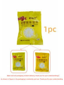 1件/5件 檸檬酸除垢劑（10g、20g）家用電水壺除水垢與茶垢劑，頑垢去除劑，深層清潔水垢、茶垢與污漬，適用於水壺、咖啡機、水龍頭及其他家用物品 - 彩色 - 查看 21