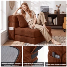 Futon - Arancione - Visualizzare 4