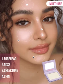 MISSLYN 3Pcs Face Makeup Set, Bronzer Blush Highlighter Trio, Smooth Blendable Powder, Natural Sunkissed Glow, Rosy Cheek Color, Luminous Highlight Finish, Lightweight Face Makeup For Daily Wear, Party & Y2K Looks, Beauty Gift - #01+#8+#3 - View 8