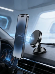 Multifunctional Magnetic Car Phone Holder, Adjustable Universal Strong Phone Mount With GPS Dashboard Bracket, Car Accessory, Easy Installation, Stable And Secure, Includes Magnetic Plate, Super Strong Adsorption, Compact And Portable, Hands-Free, Enhanced For Driving, Suitable For Car, Home, Office And More, Perfect Gift For Family And Friends - A - View 7