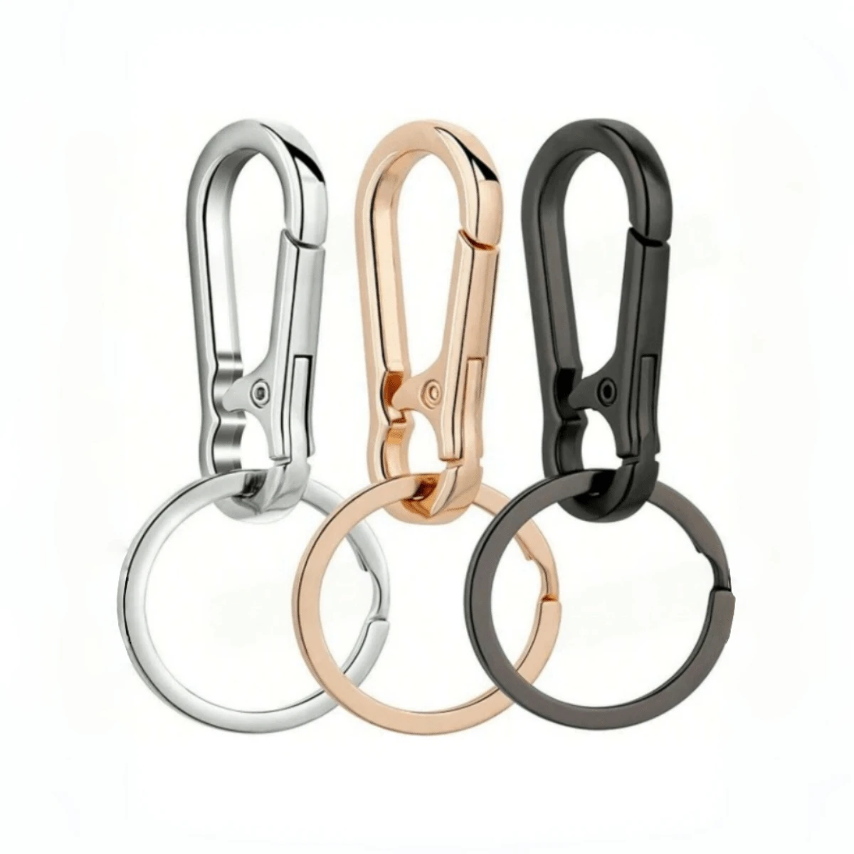 10pcs Alloy Keychains, Key Rings, Key Fobs, Key Holders, Clips, Storage Boxes, Suitable For Home Keys, Car Keys, Key Finders, Unisex, Car Accessories, Bag Charms, Campus Cute Gothic Y2K Style Products - Multicolor - View 1