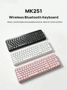 Logitech K251 Bluetooth Wireless Keyboard Compact 99 Keys With Numeric Keypad Long Battery Life Spill-Resistant Stable Bluetooth Connection Plug And Play Comfortable Keys Durable For Office Home Laptop Tablet - View 1