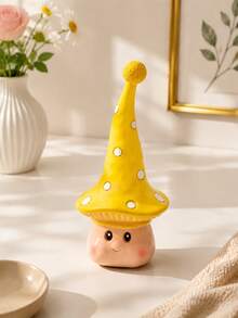 Cute Mushroom Fairy Hair Clip Storage Rack - Creative Desktop Jewelry Organizer - Hair Clip & Headpiece Display Stand - Multi-Functional Ring And Bracelet Storage Decor - Multicolor - View 11