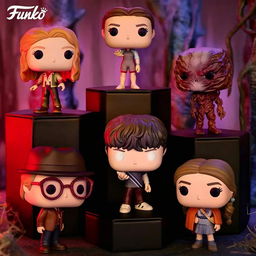 FUNKO POP! TV Series: Stranger Things Hunter Eddie With Guitar, Creative Gift, Official Merchandise, Video Fan Collection Display Model Figure