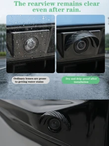 2/4pcs Car Camera Protective Cover, Rainproof, Fogproof, Anti-Glare, Highly Durable - A - View 5