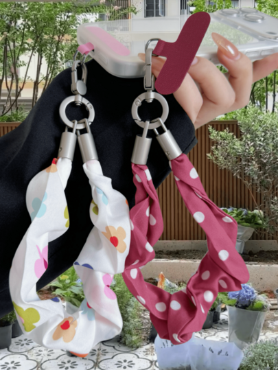 Nuevo estilo INS Correa de muñeca Pañuelo Encanto de teléfono Llavero Colgante Correa de bolso Mango de repuesto