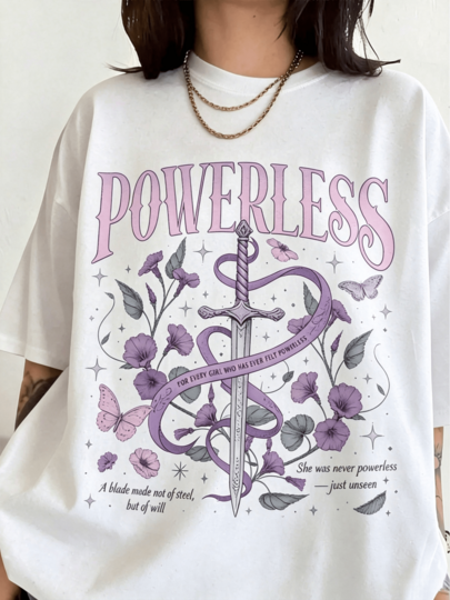 Camiseta de Fanático de Libros "Sin Poder", Camiseta "Kai Azer Te Amo", Camiseta de Fanático "Intrépido", Camiseta de Regalo para Amantes de los Libros, Camiseta Gráfica Vintage de Estilo Ur