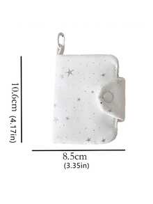 Lightweight Star-Shaped Zipper Coin Purse With Charm, Card Holder, Multi-Layer Storage Bag, Student ID Card Holder, Mini Key Pouch, Daily Storage Bag - Multicolor - View 12