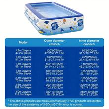 1 pieza Piscina inflable, material de PVC reforzado, portátil, plegable y fácil de almacenar, adecuada para interiores, patio, fiesta, balcón, fiesta de verano, piscina de juegos de agua para reuniones familiares (Por favor, verifique el tamaño antes de pedir) - Multicolor - Ver 5