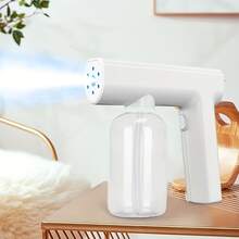 1pc 300ml Electric Nano Spray Gun, USB Rechargeable, 1200mAh Battery Capacity, Humidifier, Air Aromatherapy Machine, Sprayer, Fragrance Diffuser - Mother's Day Gift! - White - View 4