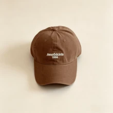 1pc Letter Embroidered Baseball Cap, Vintage Washed Cotton Adjustable Sun Hat, Unisex Casual Streetwear Style, Suitable For Outdoor Sports, Travel, Daily Wear - Multicolor - View 7