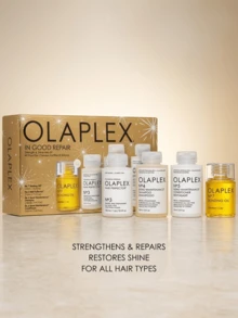 Olaplex 良好修复礼品 4 件套护发产品（7 号油 30ml+3 号护发素 50ml+无洗发水 100ml+5 号护发素 100ml）1oz/30ml+1.7oz/50ml*2+3.3oz/100ml - 1盎司/30毫升+1.7盎司/50毫升*2+3.3盎司/100毫升 - 查看 1