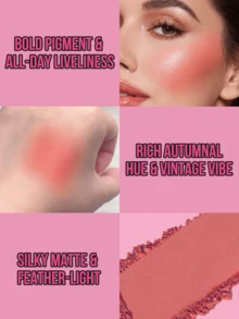 MISSLYN 3Pcs Face Makeup Set, Bronzer Blush Highlighter Trio, Smooth Blendable Powder, Natural Sunkissed Glow, Rosy Cheek Color, Luminous Highlight Finish, Lightweight Face Makeup For Daily Wear, Party & Y2K Looks, Beauty Gift - #01+#8+#3 - View 3