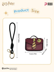 Harry Potter Girl's Mini Pouch For Keys And Earphones, Key Case Retro Bag Charm For Christmas Halloween Birthday Party Gift - Multicolor - View 9