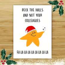 1Pc Funny And Cute Star Christmas Card - Perfect Holiday Gift For Son And Daughter - View 4