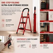 Ladders & Accessories - Upgrade 3 Step Red Step - View 7