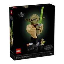 LEGO Building Blocks 75438 Yoda Bust Star Wars Series Building Blocks - Clear - View 8