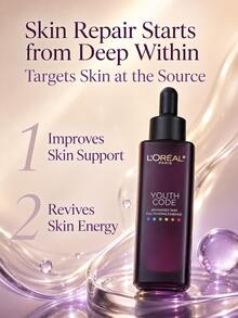L’Oreal Paris L'Oreal Skin Energy 精華液 15ml 試用裝/50ml 正裝，豐盈緊緻，快速淡化細紋，提亮膚色，輕盈清爽，適合所有膚質 - 小黑瓶青春密碼肌底液 - 查看 9