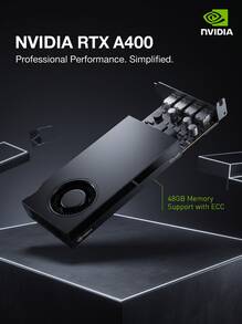 Nvidia RTX A400 4GB 專業顯卡 | CAD/平面設計建模 | 4K 多螢幕輸出 | 工業包裝工作站顯卡 - 查看 2
