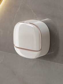 Jabonera de Pared para Baño y Cocina, Contenedor de Jabón con Tapa Protectora y Drenaje, Instalación Adhesiva sin Taladro, Diseño Moderno que Ahorra Espacio, Mantén el Jabón Separado del Agua para un Secado Más Cómodo, Fácil de Limpiar y Usar, Ideal para Regadera, Lavabo, Baño, Cocina y Hogar ideal para uso diario - Jabón + jabonera - Ver 13