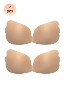 2pcs Invisible Push-Up Bra - Self-Adhesive Transparent Straps, Women's Push-Up Tank Top Design, Smooth Invisible Lift, Suitable For Sleeveless Clothing, Invisible Elegant Strapless Bra, Self-Adhesive Cups - Multicolor - View 8