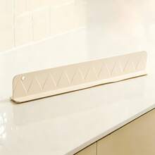 1pc Multi-Functional Nordic Style Silicone Water Guard - Kitchen Sink Splash Guard, Suction Cup Sink Splash Guard Strip - Waterproof & Splash-Proof | Strong Adhesion | Premium Material, Kitchen Accessories, Kitchen Supplies, Kitchen Decor - View 8
