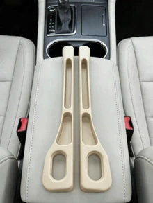 2/1pc Double Slot Car Seat Gap Storage Box, Prevents Items From Falling, Can Store Keys, Phone, Cards And Coins, Reduces Friction Noise, Multi-Functional Neutral Style, Suitable For Space Between Seat And Center Console Armrest - Multicolor - View 11