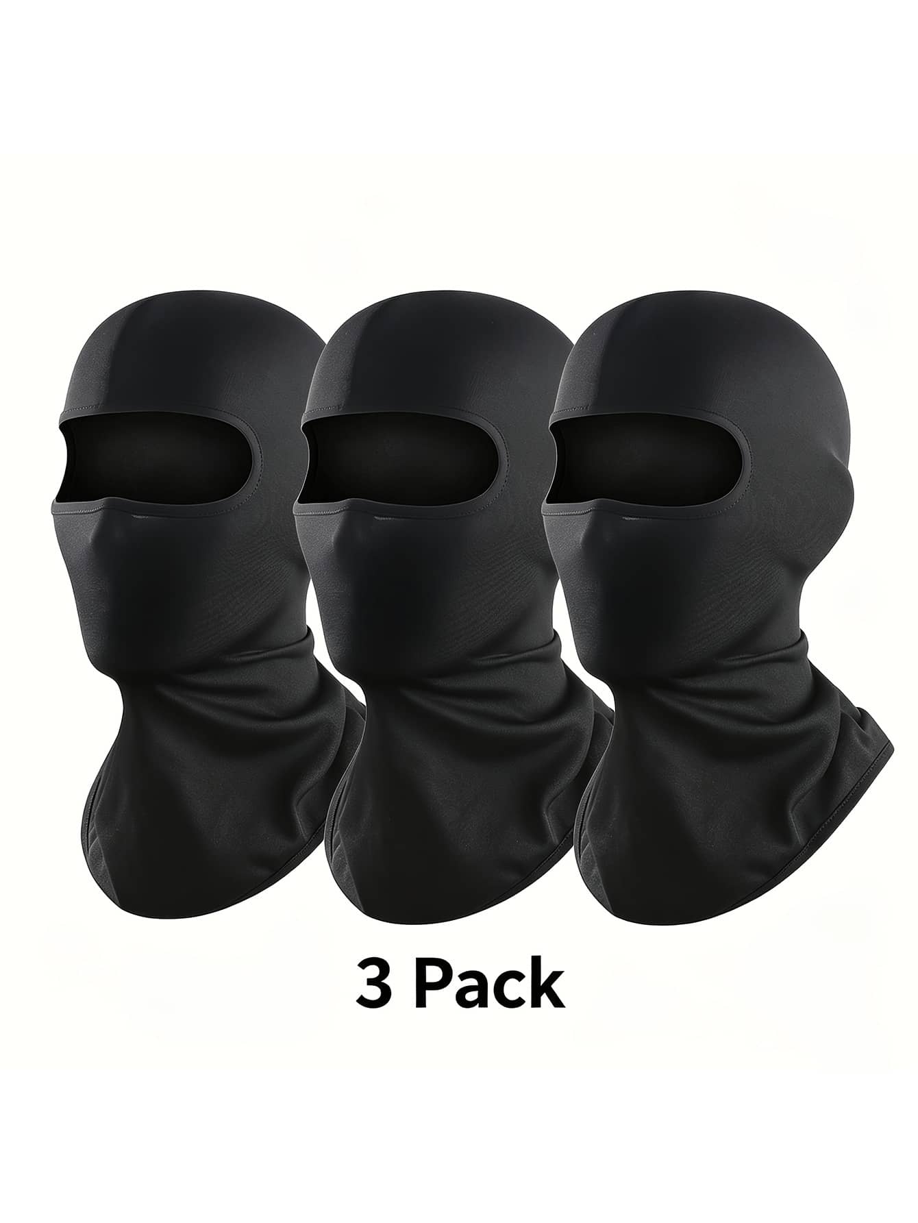 1pc Or 2pcs Or 3pcs Universal Solid Color Single Hole Balaclava Headwear, Suitable For Safety Helmet Liner, Off-Road Motorcycle Riding, Outdoor Exploration, UV Protection, Fishing, Etc. - Multicolor - View 1