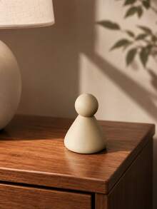 1/3pcs Modern Minimalist Abstract Sculpture Set, Featuring Hollow Human Figure Sculptures, Neutral Tone Matte Finish, Suitable For Living Room, Bedroom, Bookshelf And Home Decor - one-size - View 7
