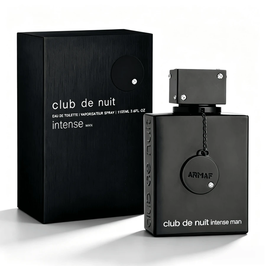 Armaf Club De Nuit Intense Man Eau de Toilette, Long Lasting Woody Fragrance, Men Daily Dating Perfume 105ml - Amadeirado e Terroso - Visão 1