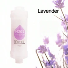 1PC Fragrance Shower Water Filter, Replaceable Aroma Cartridge Showerhead Filter, Vitamin C Scented Bathing Filter For Bathroom, Easy Install Shower Filter Accessory, Lavender/Rose/Lemon/Jasmine/Cherry Blossom - Shower Head Filter - View 16