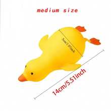 1pc Giant Yellow Duck Slow Rebound Squeeze Toy, High Elasticity Soft Stress Relief Toy, Silky Touch, Super Soft Desktop Decor, Creative Unique Relaxing Gift, Extra Large Size For Great Satisfaction - Multicolor - View 10