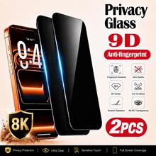 2PCS Privacy Screen Protector For IPhone 17 Pro Max/17 Air/16/15/14/13/12/11 Pro Max/XR/X/XS Max Plus, 9H Anti-Spy Tempered Glass Film, Full Coverage Protection, Crystal Clear HD View, Fingerprint Resistant Coating, Scratch Resistant Surface, Bubble-Free Application, Sensitive Touch, Slim Case Compatible Design - 2pcs - View 11