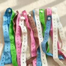 20/15/10pcs Multi-Functional Storage Straps, Roll-Up Adjustable Clothing Storage Straps With Buttons, Luggage Space Saver (Random Color) - Multicolor - View 13